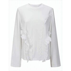 Cecilie Bahnsen Ruffle Long-Sleeved Top - NWT